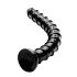 Serpent Noir Torsadé 18 - Dildo Anal (noir)