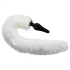 TAILZ - plug anal queue de renard avec serre-tête - noir et blanc