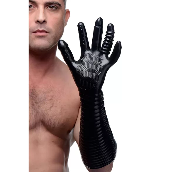 Pleasure Fister - gant à poing texturé - noir