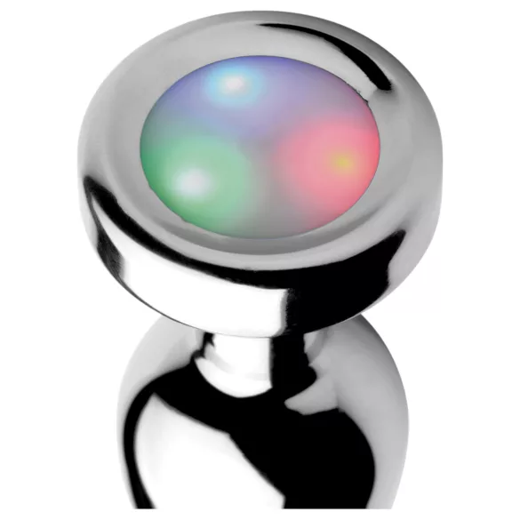 Booty Sparks - plug anal lumineux - petite taille - argenté