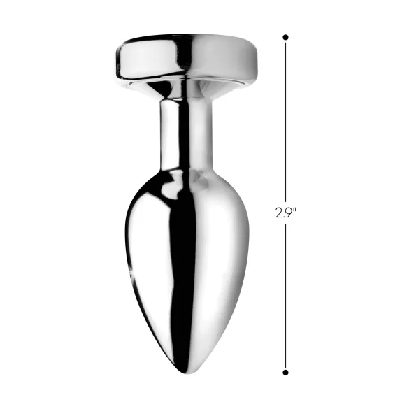 Booty Sparks - plug anal lumineux - petite taille - argenté