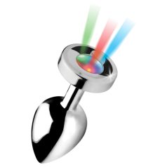 Booty Sparks - plug anal lumineux - grand - argenté