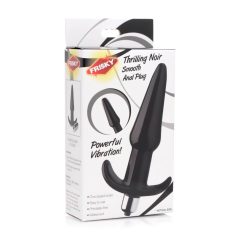 Frisky Smooth - plug anal vibrant - silicone noir
