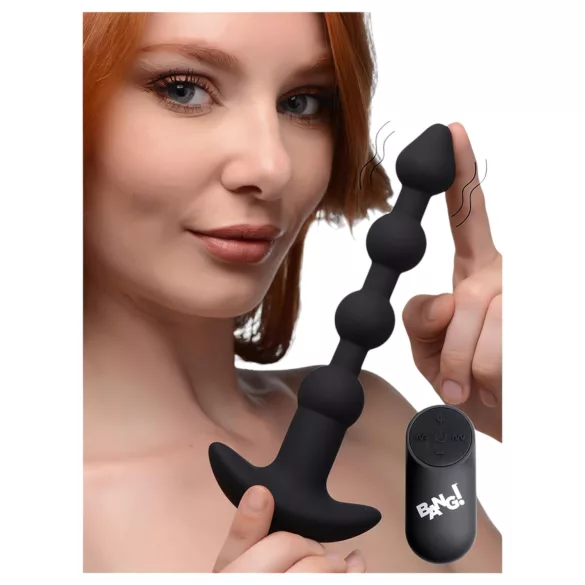 Bang! - vibromasseur anal radio rechargeable (noir)