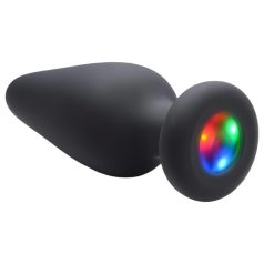 Booty Sparks - plug anal lumineux - silicone noir