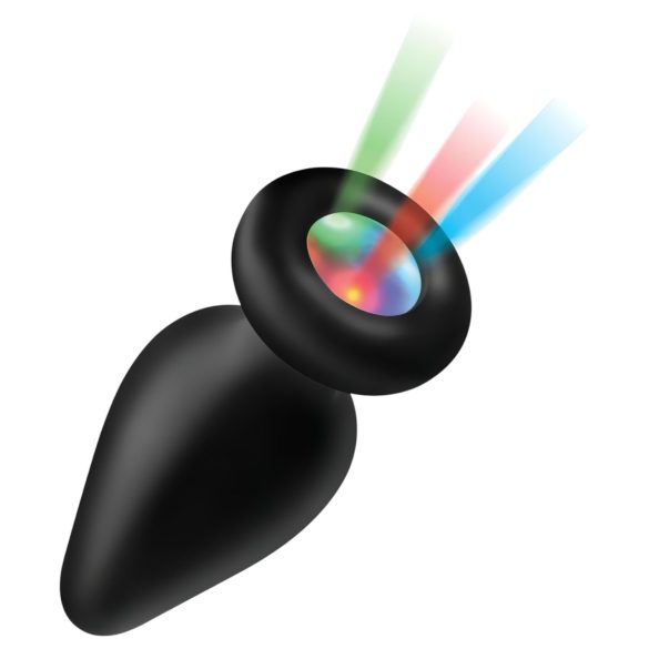 Booty Sparks - plug anal lumineux - silicone noir