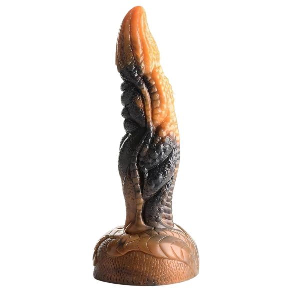 Creature Cocks Ravager - gode texturé réaliste - silicone - 20cm - orange