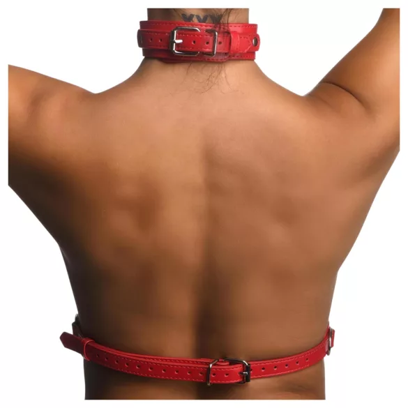 Strict - harnais corporel rouge - M/L