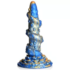   Creature Cocks Kraken - gode tentacule spiralé - 21cm - or bleu