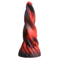   Creature Cocks Hell Kiss - dildo spiralé en silicone - 19cm (rouge)