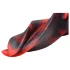 Creature Cocks Hell Kiss - gode ceinture torsadé - silicone rouge - 19cm