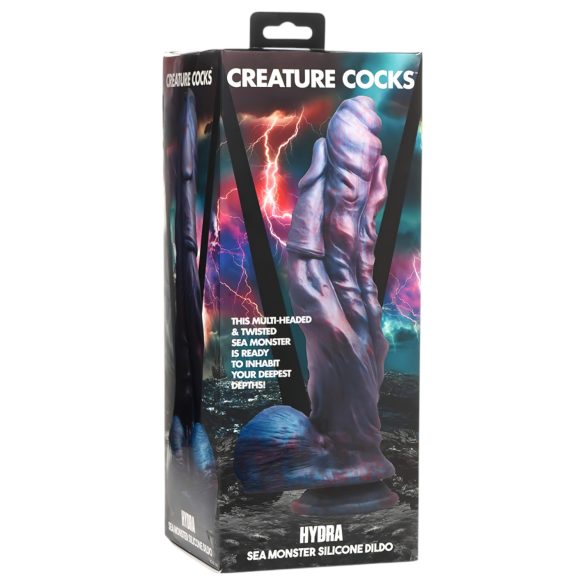Creature Cocks Hydra - gode ceinture creux - silicone - 27cm - violet