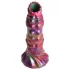 Creature Cocks - gode ovipositeur alien - silicone arc-en-ciel