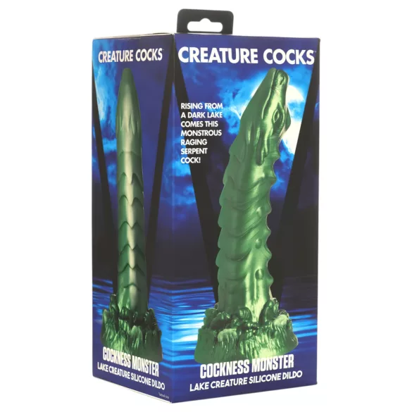 Creature Cocks - gode ceinture réaliste monstre - silicone vert
