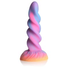   Creature Cocks Moon Rider - gode licorne lumineux - silicone violet rose