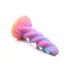 Creature Cocks Moon Rider - gode licorne lumineux - silicone violet rose