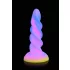 Creature Cocks Moon Rider - gode licorne lumineux - silicone violet rose