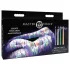XR Brands - Bougie corporelle BDSM UV réactive - multicolore - lot de 4