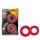 Stay Hard - set d’anneaux péniens - silicone rouge