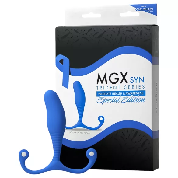 Aneros MGX Syn Trident - gode prostatique (bleu)