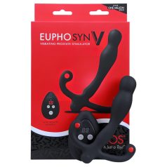   Aneros Eupho Syn V - stimulateur prostate vibrant télécommande - silicone noir