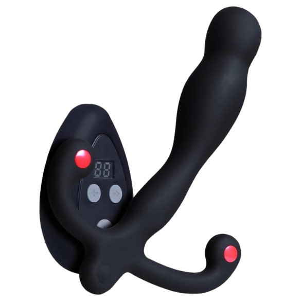 Aneros Eupho Syn V - stimulateur prostate vibrant télécommande - silicone noir