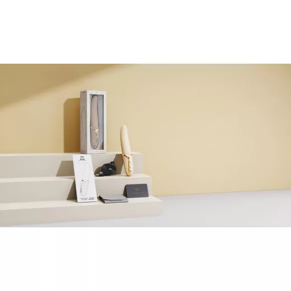 Zalo Eve - vibromasseur rotatif chauffant rechargeable - blanc