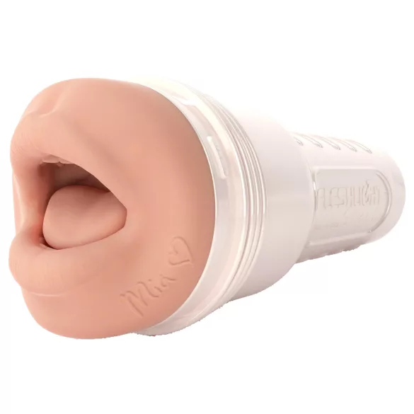 Fleshlight Mia Malkova - masturbateur bouche réaliste - couleur chair