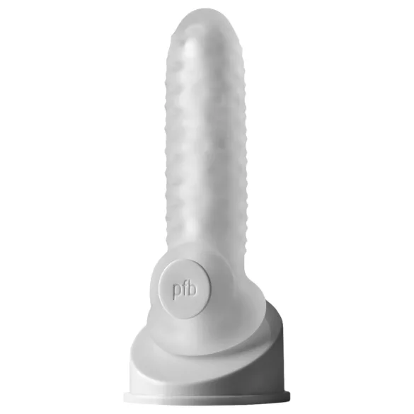 Fat Boy Checker Box - gaine pénis 15cm - blanc