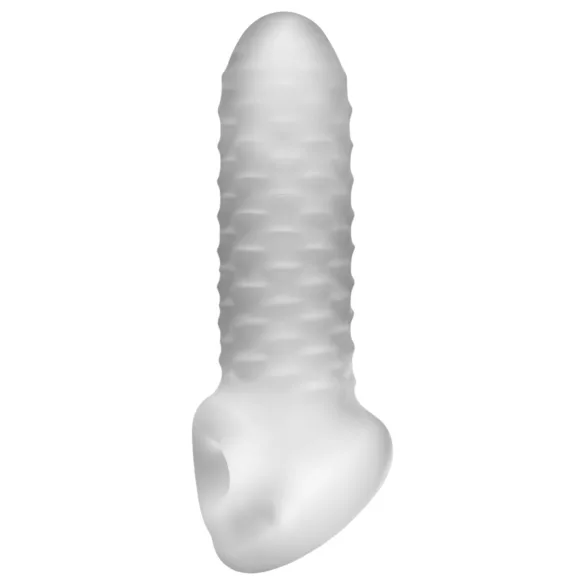 Fat Boy Checker Box - gaine pénis 15cm - blanc