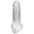 Fat Boy Checker Box - gaine pénis 15cm - blanc