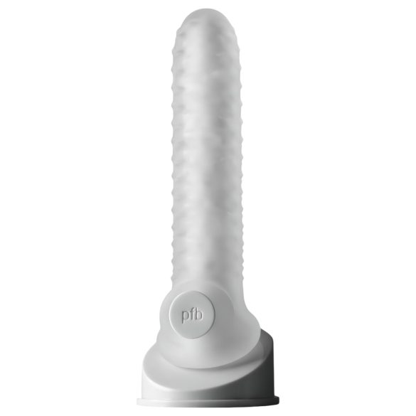Fat Boy Checker Box - gaine pénis 19cm - blanc