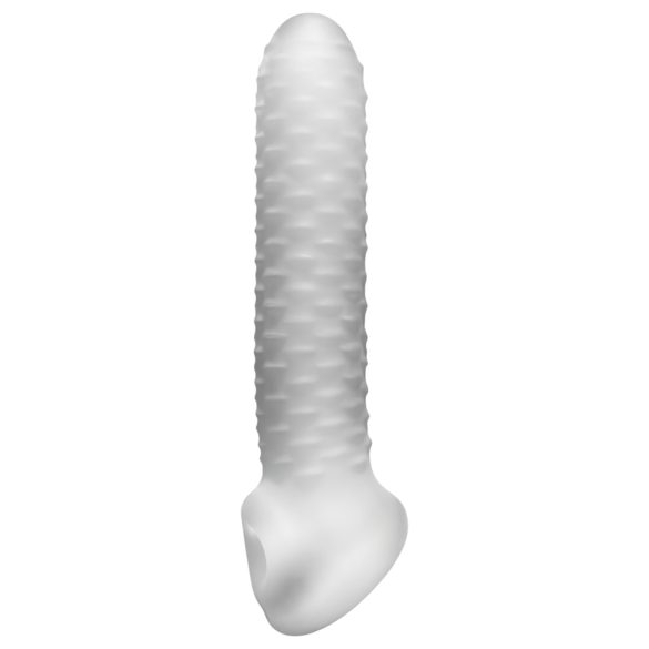 Fat Boy Checker Box - gaine pénis 19cm - blanc