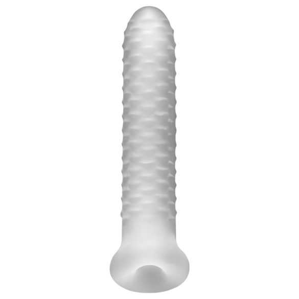 Fat Boy Checker Box - gaine pénis 19cm - blanc