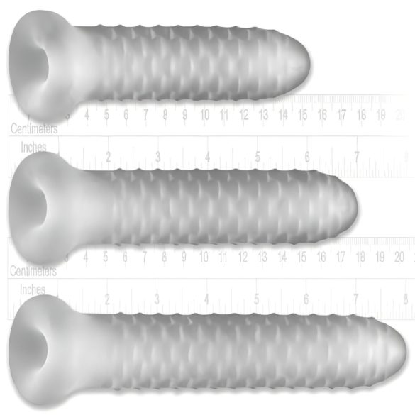 Fat Boy Checker Box - gaine pénis 19cm - blanc