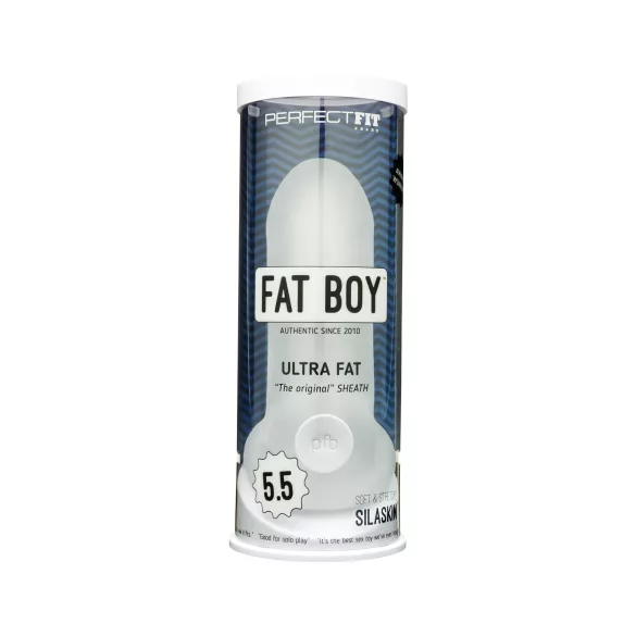 Fat Boy Original Ultra Fat - gaine pénis 15cm - blanc