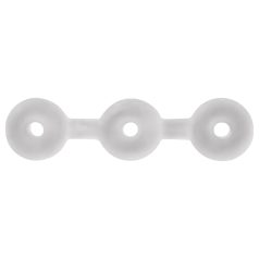 Perfect Fit Triple - set de 3 cockrings - blanc