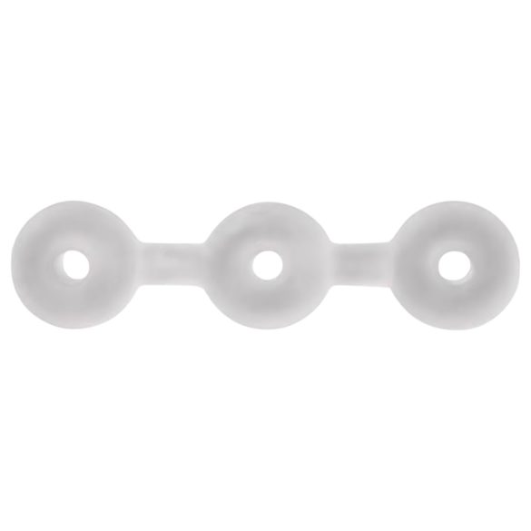 Perfect Fit Triple - set de 3 cockrings - blanc