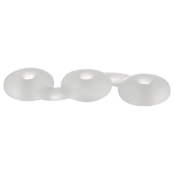 Perfect Fit Triple - set de 3 cockrings - blanc