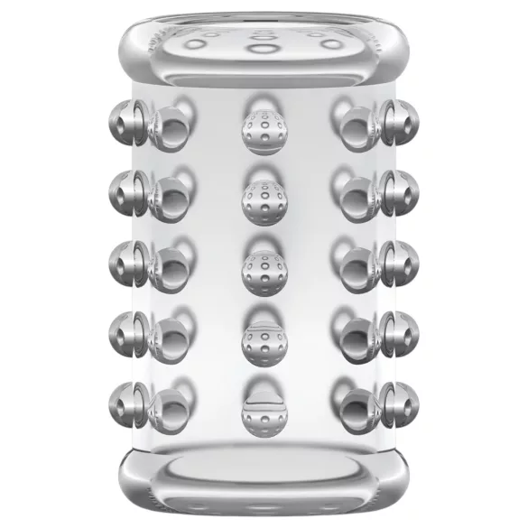 Stay Hard - manchon pénis à reliefs - transparent