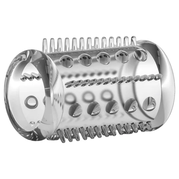 Stay Hard - manchon pénis à picots - transparent