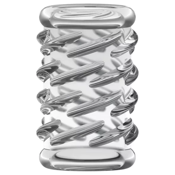 Stay Hard - manchon pénis imprimé - transparent