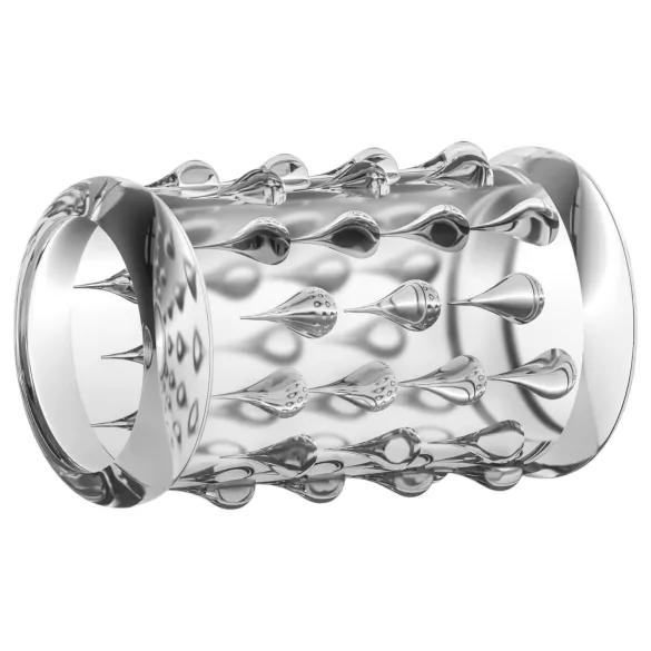 Stay Hard - manchon pénis à boules - transparent