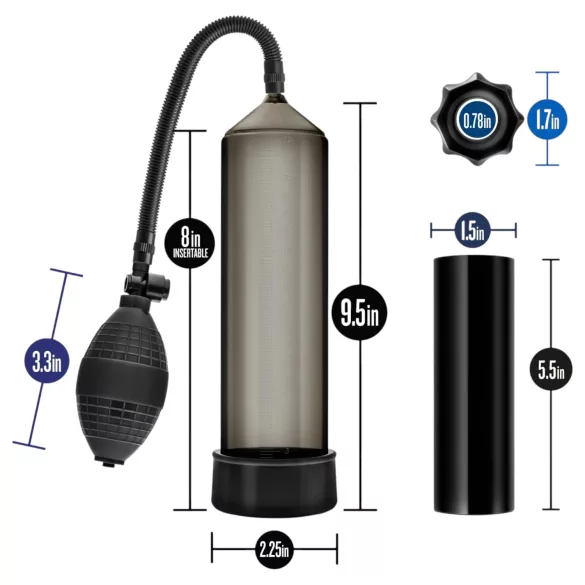 Quickie Kit - pompe à pénis set - épais - kit 4 pièces