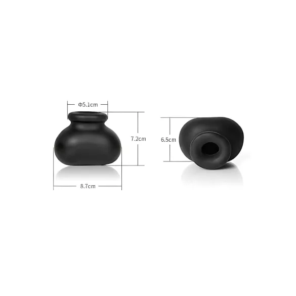 Perfect Fit - Ballstretcher homme - extensible - silicone noir