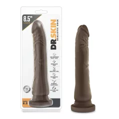 Dr. Skin - gode ventouse réaliste marron 20,5 cm