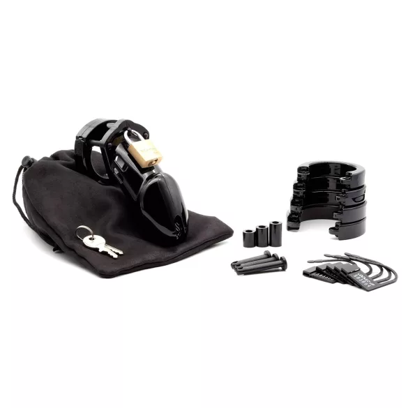 CB-6000 CB-X - cage de chasteté pénis avec cadenas - noir