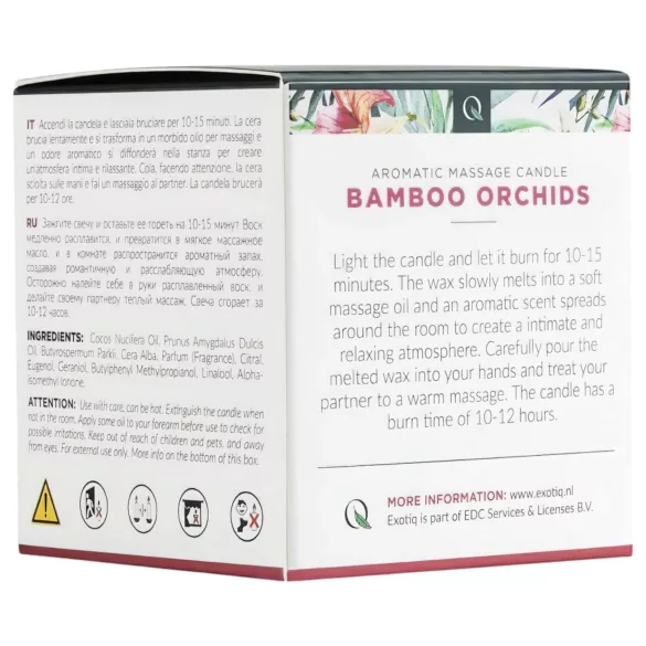 Bougie de massage Exotiq Orchidées Bambou (60g)