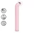 Loveline - vibromasseur en verre point G (rose)