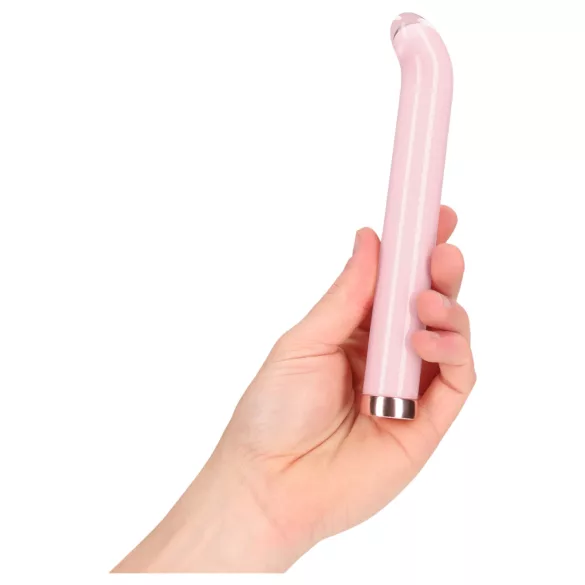 Loveline - vibromasseur en verre point G (rose)